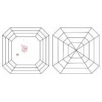 1.50 Carat I-SI1 Asscher Cut Natural Diamond 1.50 Carat I-SI1 Asscher Cut Natural Diamond