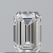 0.26 Carat D-VS1 Emerald Cut Natural Diamond