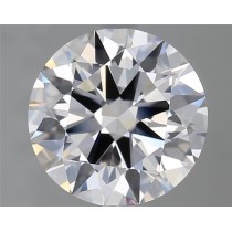 3.51 Carat F-IF Round Natural Diamond