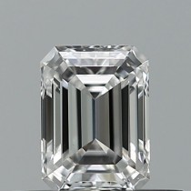 0.42 Carat D-VS2 Emerald Cut Natural Diamond