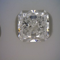 0.90 Carat D-SI1 Radiant Cut Natural Diamond