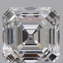Lab Created 1.28 Carat D-VVS2 Asscher Cut Diamond Lab Created 1.28 Carat D-VVS2 Asscher Cut Diamond