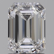 Lab Created 1.48 Carat D-VVS2 Emerald Cut Diamond