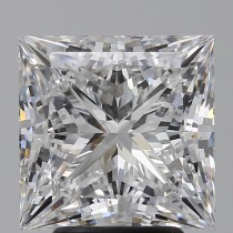 Lab Created 4.05 Carat D-VVS2 Princess Cut Diamond Lab Created 4.05 Carat D-VVS2 Princess Cut Diamond