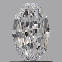 Lab Created 0.79 Carat D-VVS2 Oval Diamond Lab Created 0.79 Carat D-VVS2 Oval Diamond