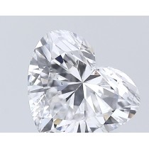 Lab Created 0.94 Carat D-VS2 Heart Shaped Diamond