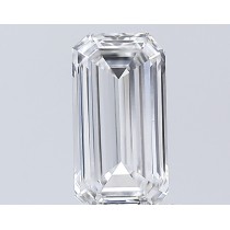 Lab Created 0.85 Carat F-VS1 Emerald Cut Diamond Lab Created 0.85 Carat F-VS1 Emerald Cut Diamond