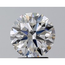 2.51 Carat F-VVS1 Round Natural Diamond