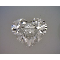 0.80 Carat D-SI1 Heart Shaped Natural Diamond