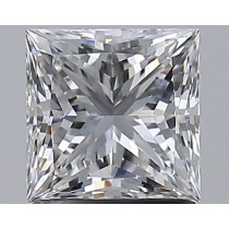 1.31 Carat D-VVS1 Princess Cut Natural Diamond
