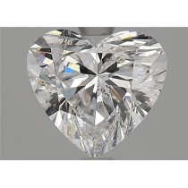 1.59 Carat E-SI2 Heart Shaped Natural Diamond Certified By GIA