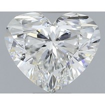 0.99 Carat F-VS1 Heart Shaped Natural Diamond