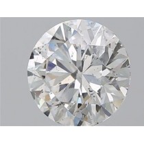 3.80 Carat G-SI2 Round Natural Diamond 3.80 Carat G-SI2 Round Natural Diamond
