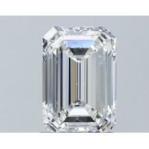 1.61 Carat G-VS1 Emerald Cut Natural Diamond 1.61 Carat G-VS1 Emerald Cut Natural Diamond
