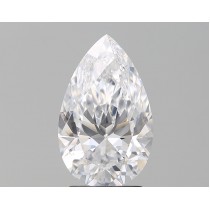 2.56 Carat D-VVS1 Pear Shaped Natural Diamond