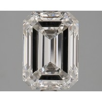 Lab Created 2.63 Carat G-SI1 Emerald Cut Diamond