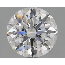 Lab Created 1.91 Carat D-SI1 Round Diamond