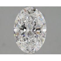 Lab Created 1.91 Carat D-SI1 Oval Diamond