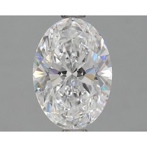 Lab Created 1.53 Carat E-SI1 Oval Diamond