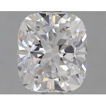 Lab Created 1.55 Carat E-SI1 Cushion Cut Diamond