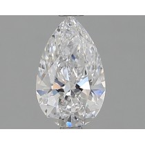 Lab Created 0.90 Carat D-VS1 Pear Shaped Diamond