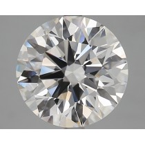 Lab Created 4.32 Carat E-SI1 Round Diamond