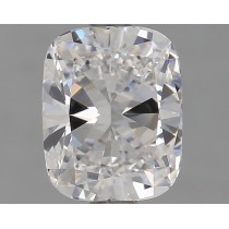 Lab Created 1.33 Carat E-VVS1 Cushion Cut Diamond