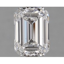 Lab Created 1.60 Carat D-VS1 Emerald Cut Diamond