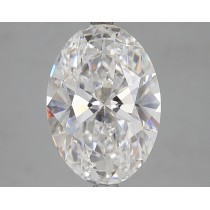Lab Created 4.01 Carat D-VS2 Oval Diamond