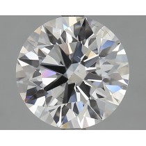 Lab Created 2.61 Carat D-SI1 Round Diamond