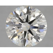 Lab Created 4.41 Carat G-VVS2 Round Diamond