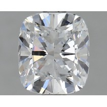 Lab Created 1.00 Carat D-VS2 Cushion Cut Diamond