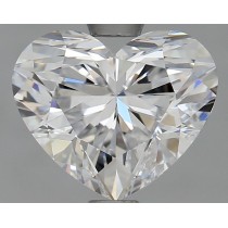 Lab Created 1.40 Carat E-VVS1 Heart Shaped Diamond