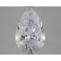 Lab Created 5.01 Carat G-VS1 Pear Shaped Diamond
