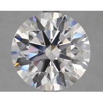 Lab Created 4.12 Carat D-VVS2 Round Diamond
