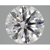 Lab Created 4.02 Carat D-VS1 Round Diamond