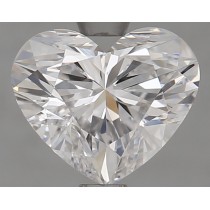 Lab Created 1.51 Carat D-VVS2 Heart Shaped Diamond