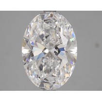 Lab Created 4.23 Carat E-VVS2 Oval Diamond