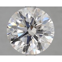 Lab Created 2.78 Carat D-VVS1 Round Diamond