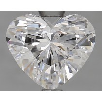Lab Created 1.43 Carat D-VVS2 Heart Shaped Diamond
