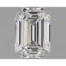 Lab Created 1.61 Carat D-VS1 Emerald Cut Diamond