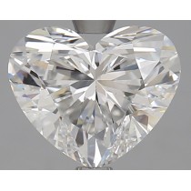 Lab Created 2.71 Carat E-VS1 Heart Shaped Diamond