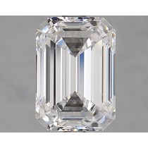 Lab Created 2.82 Carat D-VVS1 Emerald Cut Diamond