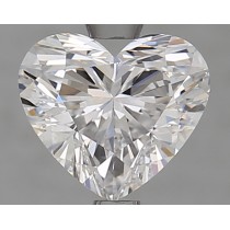 Lab Created 1.50 Carat D-VS1 Heart Shaped Diamond