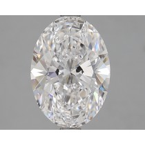 Lab Created 2.69 Carat D-VVS1 Oval Diamond Lab Created 2.69 Carat D-VVS1 Oval Diamond