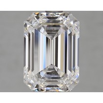 Lab Created 2.81 Carat D-VVS2 Emerald Cut Diamond