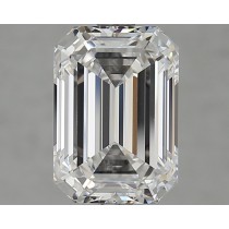 Lab Created 2.83 Carat D-IF Emerald Cut Diamond