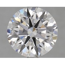 Lab Created 2.44 Carat D-VVS1 Round Diamond Lab Created 2.44 Carat D-VVS1 Round Diamond