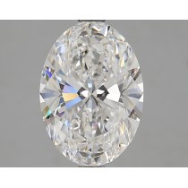 Lab Created 2.70 Carat D-VS1 Oval Diamond Lab Created 2.70 Carat D-VS1 Oval Diamond