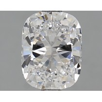 Lab Created 1.62 Carat D-VVS1 Cushion Cut Diamond
